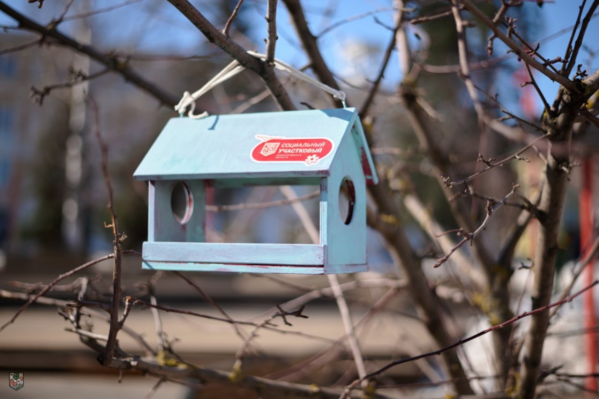 Социальные участковые провели экологическую акцию с кормушками для птиц - фото 2