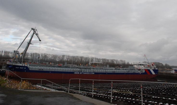 Третий танкер-химовоз нового поколения спущен на воду в Нижнем Новгороде (ФОТО) - фото 31