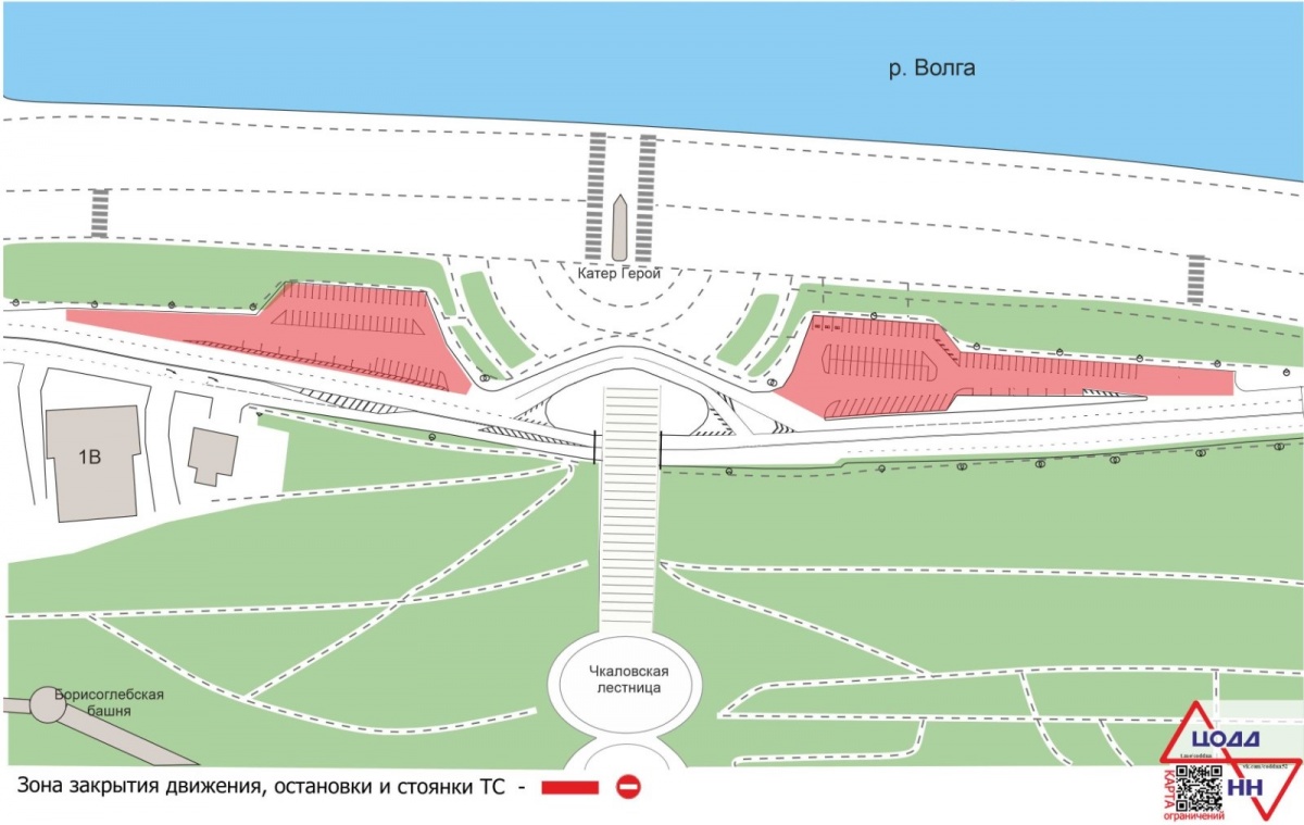 Проезд и парковку перекроют на Нижневолжской набережной с 22 по 27 июля - фото 2