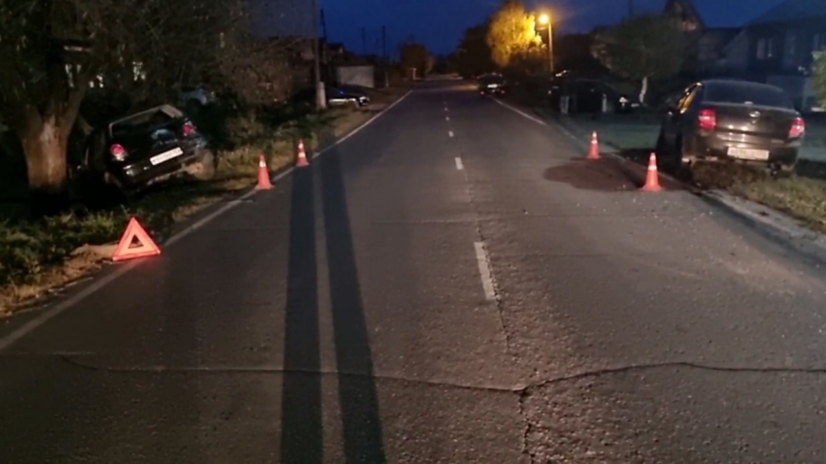 Легковушка улетела в кювет после столкновения в Нижегородской области - фото 1