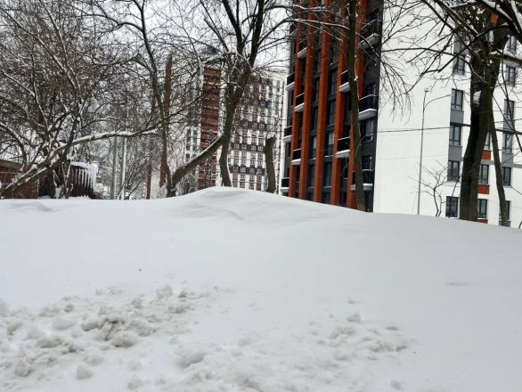 Утонули в сугробах: фоторепортаж с улиц Нижнего Новгорода после снежного апокалипсиса - фото 5