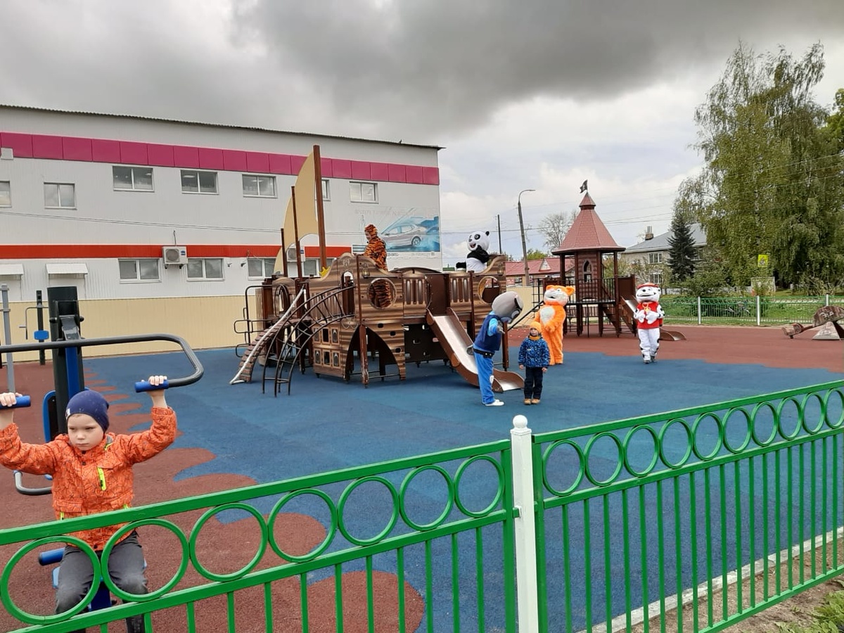 Спортивно-игровая площадка появилась в парке «40 лет Октября» в Пильне