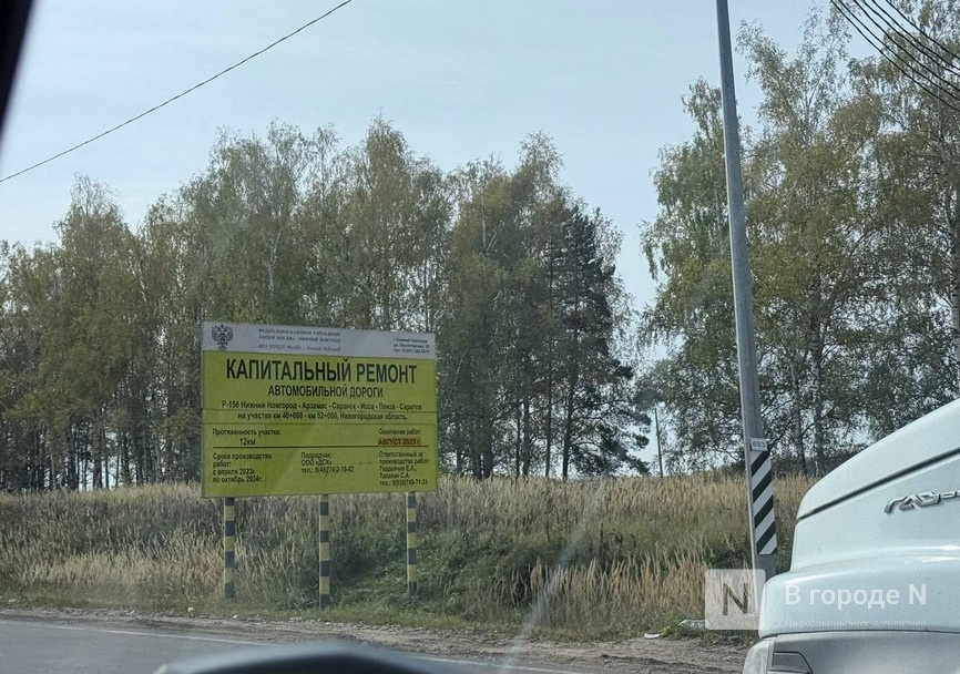 Нижегородцам показали фото трассы Р-158 после скандала со сбежавшим подрядчиком - фото 7