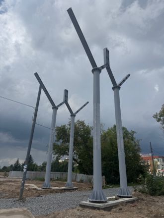 Опубликованы свежие фото со стройки второй канатной дороги в Нижнем Новгороде - фото 4