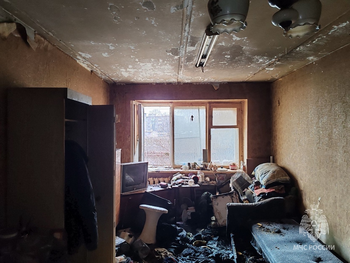 Смертельный пожар произошел в пятиэтажке в Заволжье - фото 1