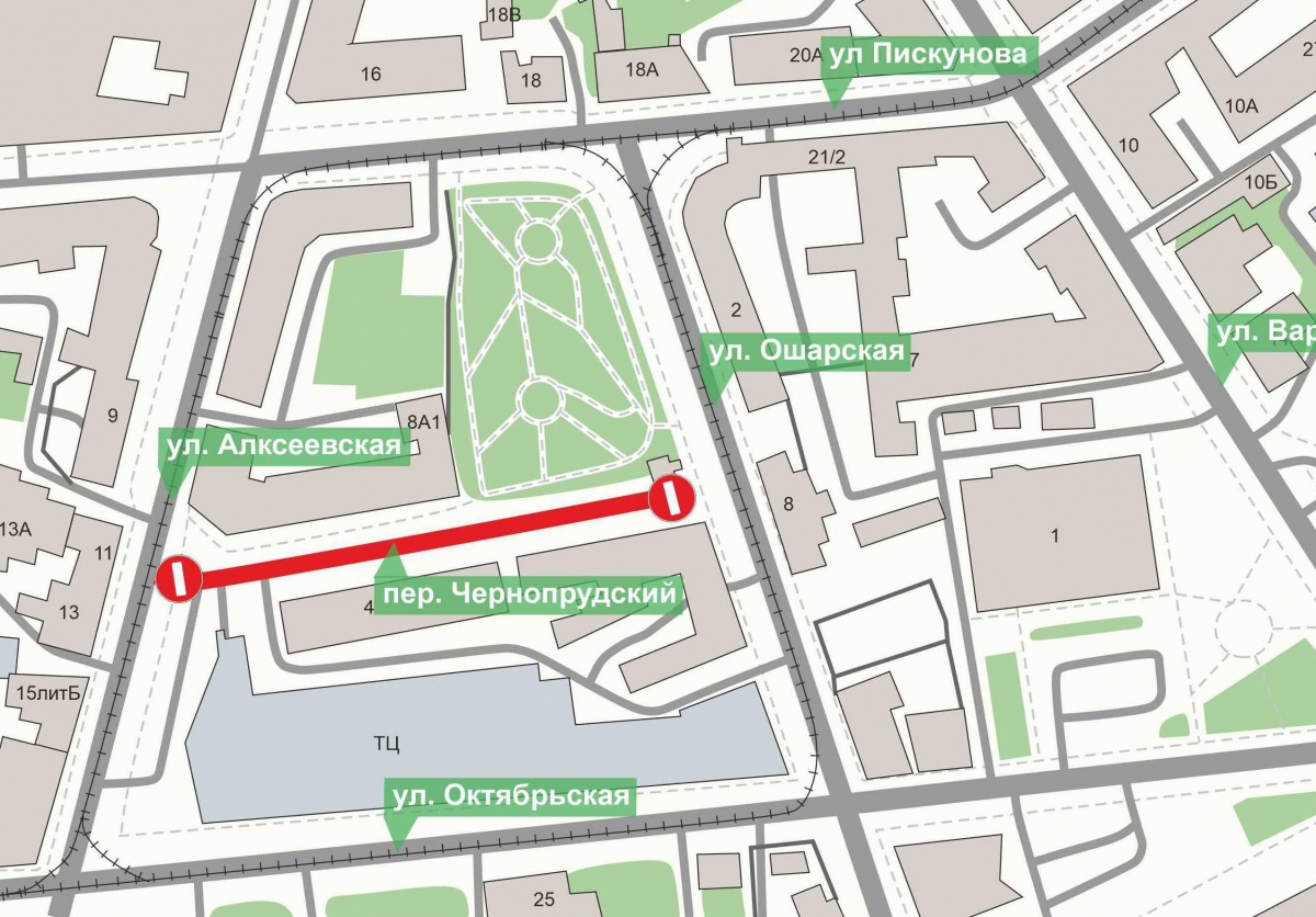 Часть переулка в центре Нижнего Новгорода перекроют на месяц - фото 1