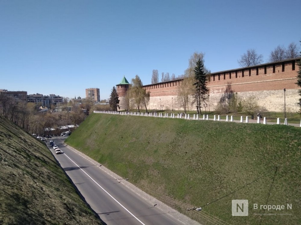 Часть Кремлевского бульвара в Нижнем Новгороде закрыли для пешеходов