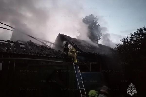 Жилой дом сгорел в Нижегородской области: есть погибший