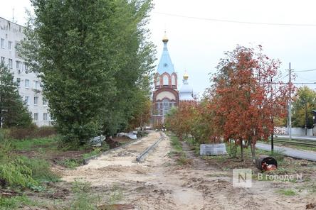 Сроки завершения благоустройства Гордеевского сквера в Канавине снова сдвинулись