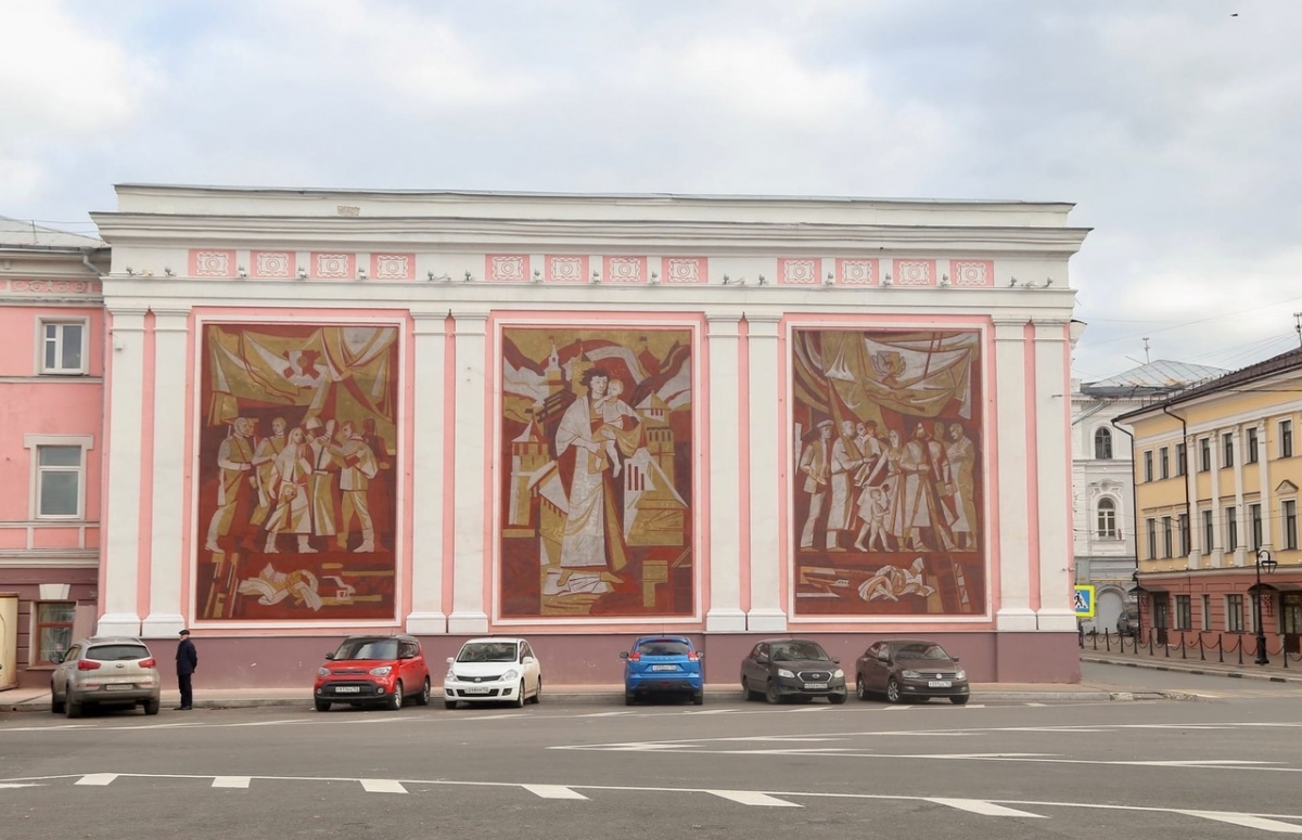 Монументальное панно отреставрировали на доме Мичурина в Нижнем Новгороде - фото 1