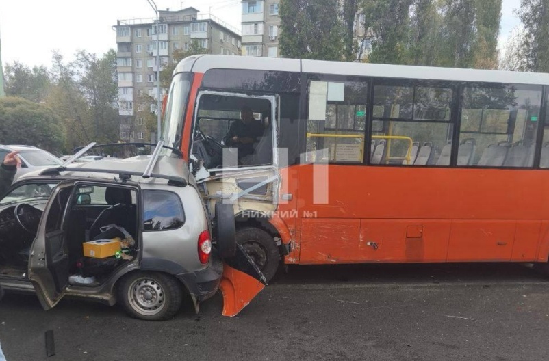 Двое детей пострадали в массовом ДТП с автобусом на проспекте Ленина - фото 1