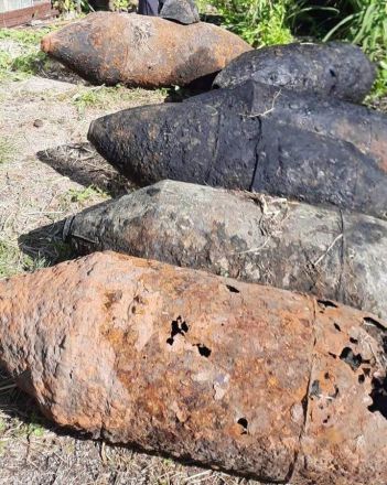 Семь авиационных бомб нашел в реке житель Выксы - фото 1