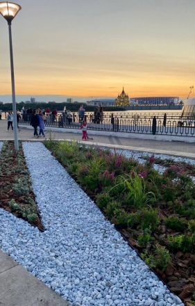 Клумба в цвет нижегородских закатов появилась на Нижне-Волжской набережной - фото 3